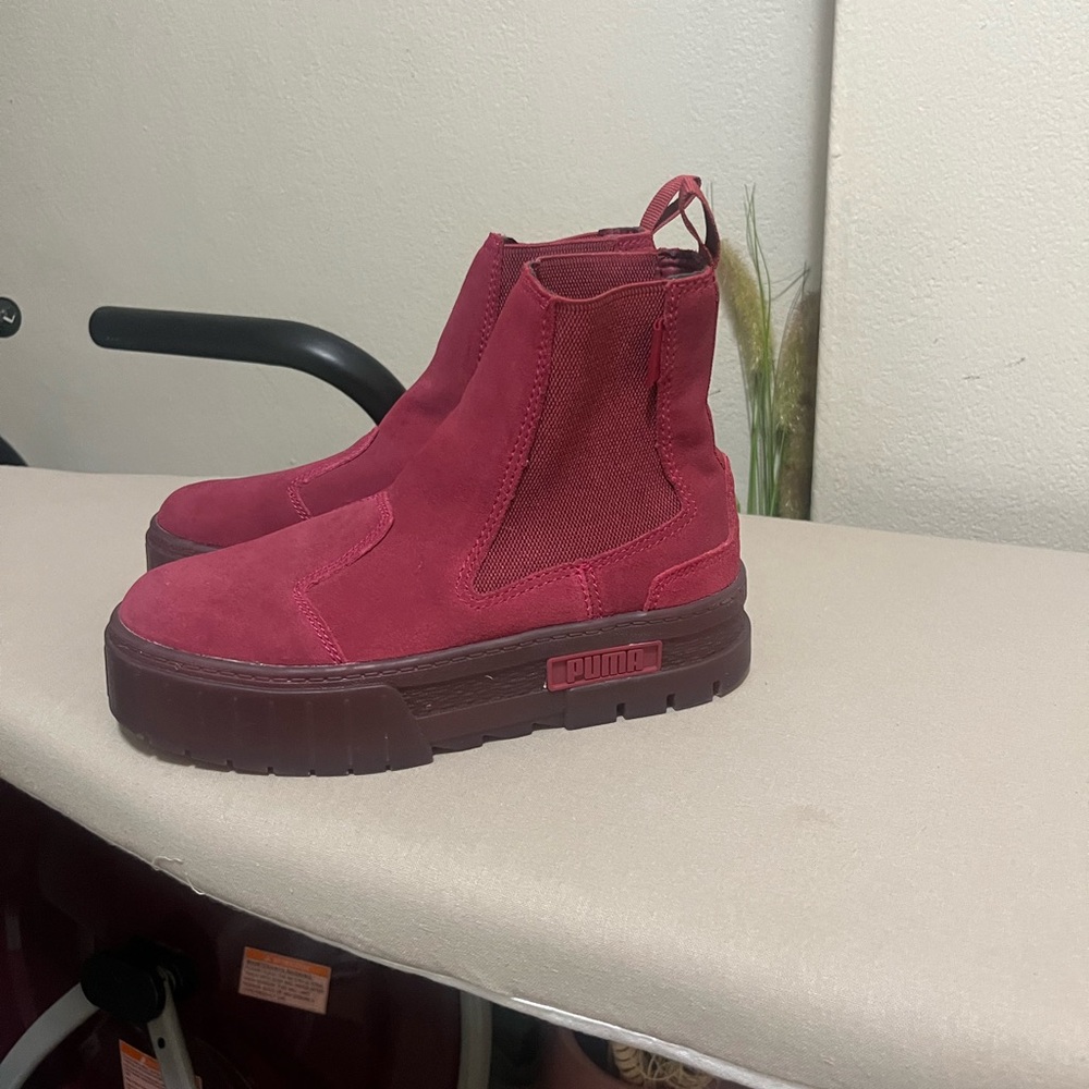 Puma Suede Platform Ankle Boot